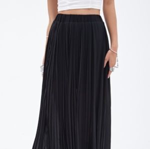 Philosophy Republic Clothing Black Pleated Skirt